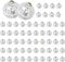 Yizhet LED Ballonlichter 12 Mini-LEDs, Kaltes Weiß, Lampions Dekoration für Hochzeit, Halloween, Weihnachten, Party (Kaltes Weiß)