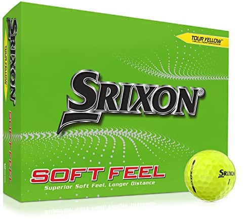 Srixon Soft Feel 13 - Douzaine de balles de Golf - Balles de Golf à Distance et à Faible Compression - Cadeaux et Accessoires de Golf