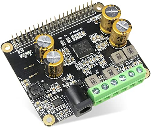 Innomaker Audioverstärker für Raspberry Pi – 2x40W Class D HiFi AMP Pro Hat mit 48kHz/24bit MA12070P – Unterstützt Volumio, Max2Play, Raspbian – Streaming-Heimstereoempfänger