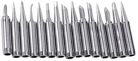 15-Piece Set Solder Tip Set Iron Tips 900m-T for 936, 937, 938, 969 Soldering Station，controllable Temperature 200℃~480℃
