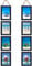 EYMPEU 10x15 Cadre Photo Noir, Lot de 2 Collage Quatre Ensemble Suspendu pour décorer le salon, la chambre, le bureau