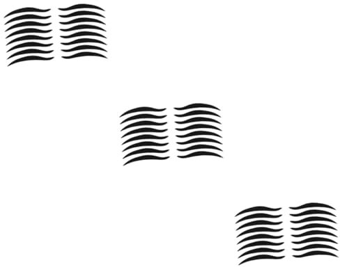 minkissy 240paia Eyeliner Adesivo Per Occhi Stickers Per Ombretto e Trucco Per Eventi e Spettacoli