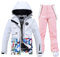Skijacke Damen Mit Gürtel Warme Skijacke Herren Schneejacken Damen Skijacke Und Hose Schneehose 158 Schneeanzug Männer Grüne Skihose Damen Skihose Damen Träger Skijacke Damen