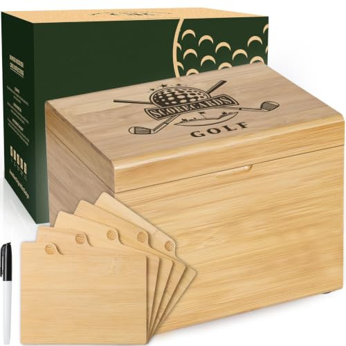 GLORIEROO Golf Scorecard Box