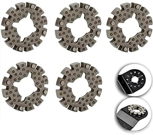 5Pcs Universal Multi Tool Blade Adapter, Adapter for Worx/Rockwell Oscillating Multi Tools, Multi Master Power Tool Woodworking Accessory for Enhanced Compatibility