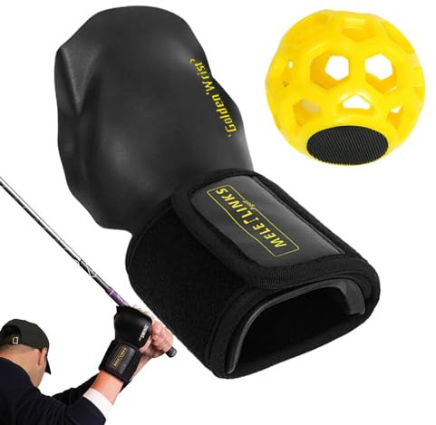 Golf Swing Trainer Ball, Golf Training Aids Ball, Golf Swing Posture Corrector, Golf Wrist Trainer With Corrective Wristband And Ball, Golf Training Equipment For Beginner