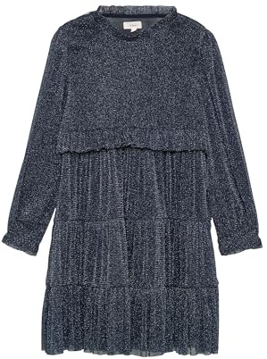 s.Oliver Gefüttertes Mesh-Kleid mit Glitzergarn