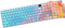 Keyboard Cover for Apple Magic Keyboard with Touch ID and Numeric Keypad Model A2520, for 2023 2021 iMac 24-inch M3 M1 Chip & 2022 Mac Studio Ultra Thin HD Clear Keyboard Protector Cover Skin-Colorful