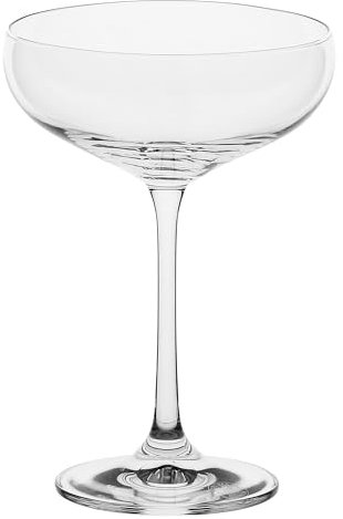 LA PORCELLANA BIANCA - Coppa Cocktail in vetro, capacità 290ml, collezione Novello