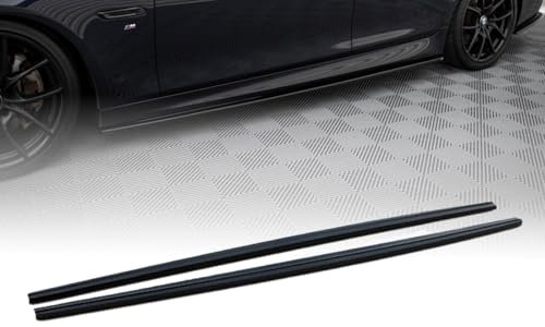 PAPEP Auto Seitenschweller für BMW 5er F10 F11 2009-2016 518i 520i 530i 535i 540i 518d 520d 530d 535d Tuning, Seitenschweller Verlängerung Seitenrock Flügel Diffusor Trittbretter Anticrash Zubehör
