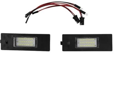 MKVAXR For BMW, 1 Series E81 E87 E63 E64 M6 E85 E86 Z4 F12 F13 F20 K48 License Number Plate Lamp Car Light No Error Led License Plate Light