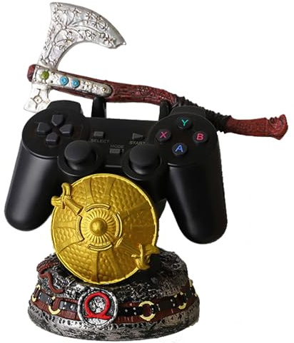 YINcrinx Support pour Manette sur Le thème de God of War, manettes PS5, PS4, Xbox et Anime, Ornements décoratifs Haut de Gamme pour Bureau, Objets de Collection liés au Jeu vidéo.