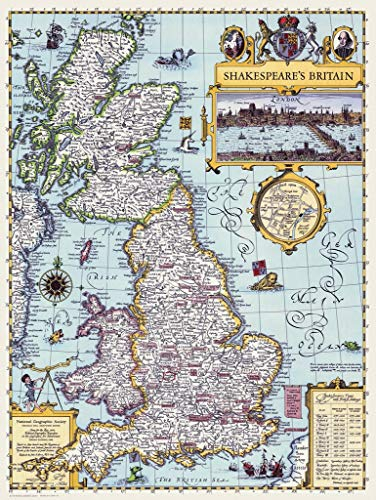 New York Jigsaw Puzzle Puzzle Company ~ Shakespeare's Britain ~ 1000pc