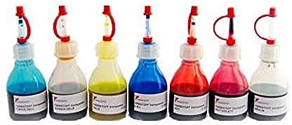 Farbstoff transparent flüssig Set 7 mal 20 ml für Epoxidharz Epoxy