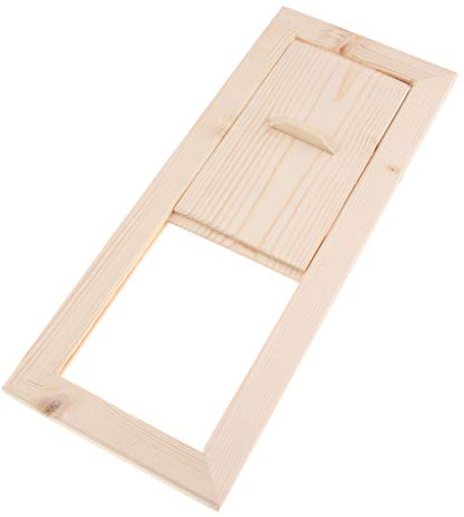 Sauna Lüftungsschieber Lüftungsklappe Abluftschieber, Leicht Installation und Haltbar