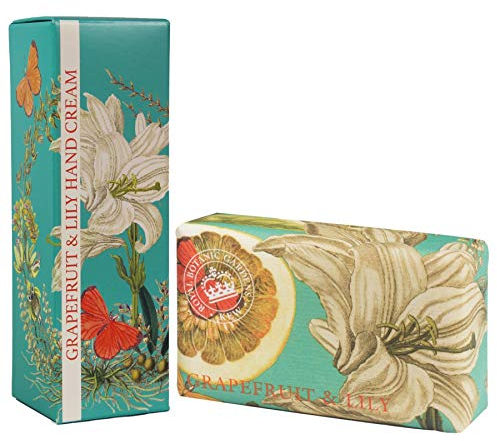 Royal Botanic Gardens KEW Hand Cream & Shea Butter Set - Grapefruit & Lily