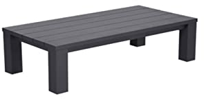 Garden Impressions Cube Tisch, Schwarz Karbon