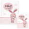 U Heft Hülle Tiere, Uheft Hülle & Impfpass Hülle Set, (Uheft Set personalisiert, Hase)