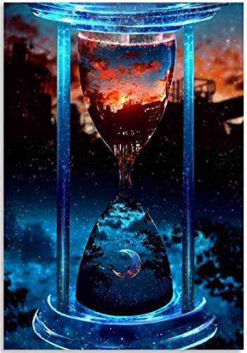 RUIYANMQ Holz Puzzle 1000 Stück Transparente Welt Sanduhr Poster Erwachsene Kinder Spielzeug Dekompression Spiel Zy787Tm