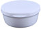 DAIHUI Boîte à Savon Ronde Portable Porte-Savon à vidange créative Conteneur à Savon pour Salle de Bain à la Maison en Plein air (Blanc)