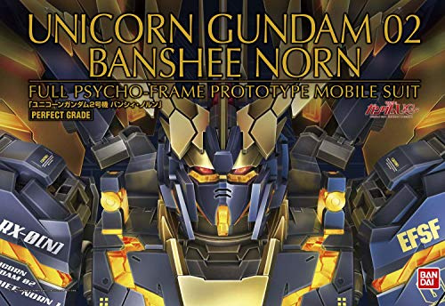 BANDAI Spirits PG Mobile Suit Gundam UC RX-0 [N] Unicorn Gundam Unit 2 Banshy Norn Maßstab 1:60, farbcodiertes Kunststoffmodell