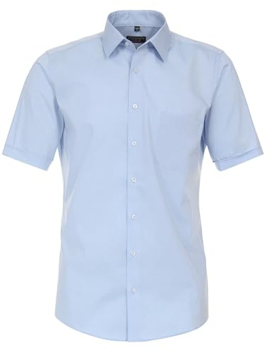 Redmond - Modern Fit - Herren Kurzarm Hemd (140910), Größe:3XL, Farbe:Blau(10)