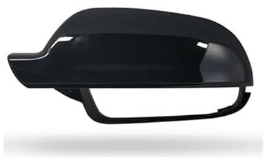 Auto Spiegelkappen Für Audi A4 B8.5 S4 2011-2016 A3 8P 2010-2013 A5 S5 2010 2011 2012-2016 Links Rechts Hochglanz Schwarz Rückspiegel Abdeckkappe Rückspiegelkappe (Farbe : 1pc Black Right)