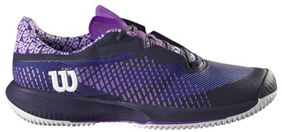 Wilson KAOS Swift 1.5 Damen-Tennisschuhe, Marineblauer Blazer/Lila, 39 EU