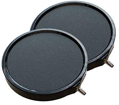 Pisces Pack of 2 200mm x 27mm Round Pond and Aquarium Air Stone Disc