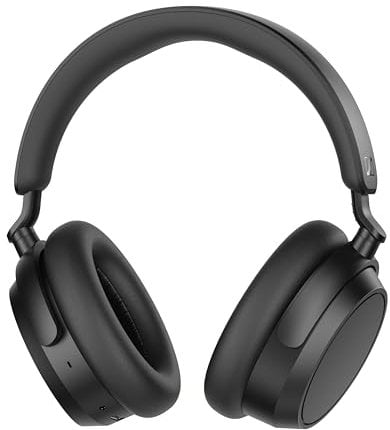 Sennheiser ACCENTUM Plus - Cuffie wireless Bluetooth - Funzione di ricarica rapida, autonomia della batteria 50 ore, ANC ibrido adattivo, personalizzazione del suono, comandi touch - Nero
