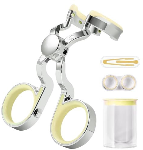 Kakveiai Contact Lens Case, Contact Lens Tweezers for Soft Lenses, Yellow