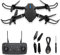 Shienfir Drohne mit Kamera 4k, faltbare Mini-Kameradrohne mit Kamera 4k, Gestenfoto/Video, FPV Quadcopter Drohne für Kinder Erwachsene,15 Minuten Flugzeit, One Key Start,Headless Modus