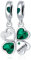 NUNUYAYA Damen Charm Anhänger für Armband 925 Sterling Silber Best Friend Four-Leaf Clover Dangle Charms Beads passend für Armband Halskette,Anhänger für Europäischen Armbänder für Frauen Mädchen