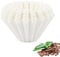 Korbfilter Kaffeefilter für Bonamat, Animo, Bartscher Beem, Phillips, Cuisinart, Gastroback, 100 Stück 80/200 mm Korbfilterpapier Kaffeemaschine Papierfilterkorb Filter(Weiß)