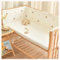 WGQR Babybett Umrandungen, Weich,Atmungsaktiv Bettumrandung Waschbar,Umfassender Schutz Babybett Gitterschutz für Kinderbett,240x28cm