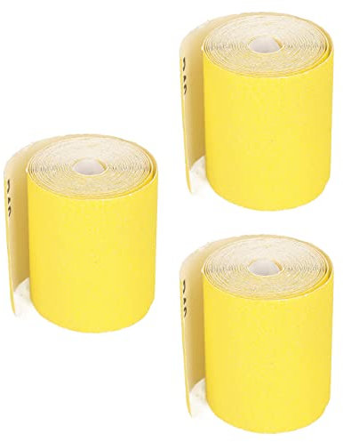 Schleifpapierrolle mit Körnung 40, 93 Mm Breite, 5 M Länge, Ideal für Sperrholz, Möbel, Farbe, Textilien, Hochwertiges Keramik-Aluminiumoxid, Weich und Flexibel, Einfaches