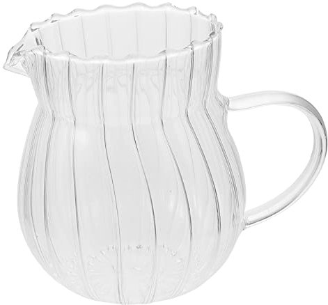 Amosfun Petit Pot à Lait Tasse à Café Avec Couvercle Pichet Mousseur à Lait Bateau De Service De Sauce Tasses à Thé Avec Couvercles Mini-conteneurs Conteneur De Stockage De Lait Un Verre