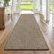 Enyhom Alfombra Lavable de 80 x 200 cm, Antideslizante, para Lavadora, Pasillo, Cocina, para Entrada, Dormitorio, Pasillo, Color Caqui