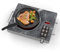 Argyolas Plaque Vitrocéramique 3500W Infrarouge – Compatible avec Toutes les Casseroles, Verre Microcristallin, Sécurisée avec Arrêt Automatique, Design Marbre Écologique