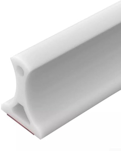 Striscia di barriera impermeabile per doccia, in gomma morbida e flessibile, per varie installazioni