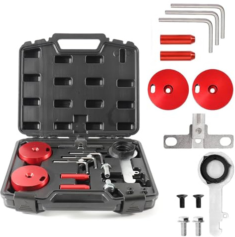 Hanured Kfz Motor Einstellwerkzeug, kompatibel mit Ford Transit 2.0 TDCi/EcoBlue, Zahnriemen Werkzeug Set, Motor Nockenwelle Arretierwerkzeug Kfz Werkzeug