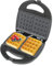 Waffeleisen Belgische Waffel, 6 in 1 Sandwichmaker mit Antihaftbeschichtung 750W, Mini Waffeleisen, Pancake Maker, Kontaktgrill, Multifunktionsgerät Doppelseitiges Backen (Schwarz)