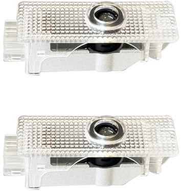 2026 ERSDGG 2 Pcs Car Door Light Welcome Light 4K Glass Lens Ghost Shadow Lamp Puddle Lights Compatible with 1/2/3/4/5/6/7/X1/X2/X3/X4/X5/X6/X7/Z/GT
