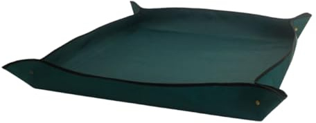 Levemolo Waterproof Oxford Cloth Soil Transplanting Mat for Succulents and Indoor Plants, 100x100cm Potting Pad Garden Repotting Tray in Dark Green