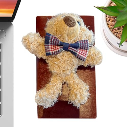 Générique Animal Notebook – tragbares Schulnotepad | Plush Bear Notebook Tagebuch | für Studenten Mädchen Jugendliche Son Daughter Friends Travel