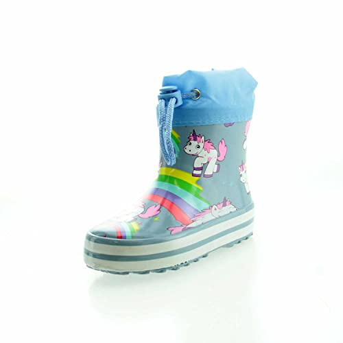 Beck Mädchen Rainbow Gummistiefel, Blau, 27 EU