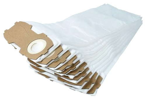 vhbw 10x Staubbeutel Ersatz für Swirl V62 für Staubsauger | 28cm x 21cm Weiß