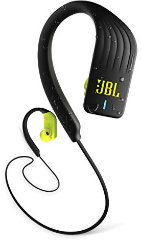JBL Sprint Endurance wasserdichte, kabellose In-Ear-Sport-Kopfhörer mit Mikrofon – Magnethaken für Stabilität und einfachen Transport – in Gelb mit Schwarz