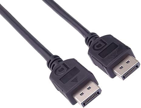 PremiumCord DisplayPort Verbindungskabel M/M 7 m, Stecker auf Stecker Kabel, 10,8Gbps, Video bis zu 4K@30Hz, 2560x1600, 2K@60Hz, Full HD 1080p, HDCP 2.2, schwarz