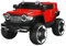 AUTO ELETTRICA PER BAMBINI MACCHINA JEEP 2 POSTI 4WD 12V CON TELECOMANDO USB MP3 (Rosso)